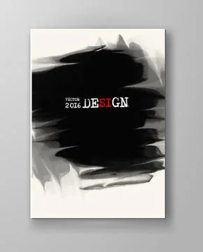 Abstract inkblot background. Stock Illustration