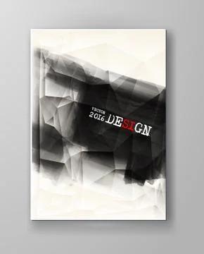 Abstract inkblot background. Stock Illustration