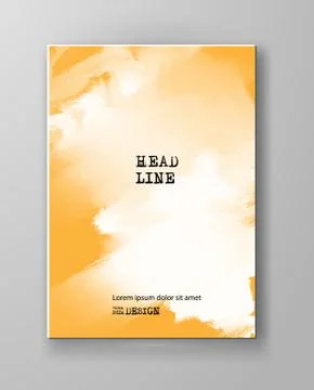 Abstract inkblot background. Stock Illustration