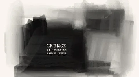 Abstract inkblot background. Stock Illustration