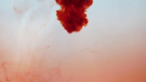 Abstract inks in water. Stock Footage 72584522