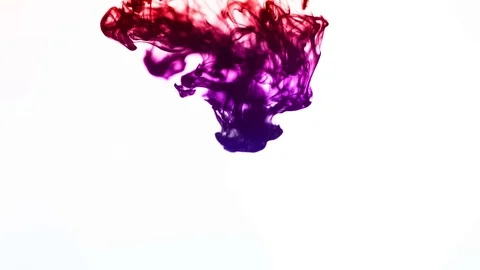 Abstract inks in water. Stock Footage 72584981