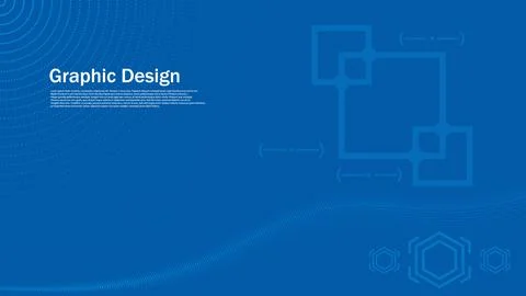 Abstract innovation background consists of square, line and dot circle. graph Stock Illustration