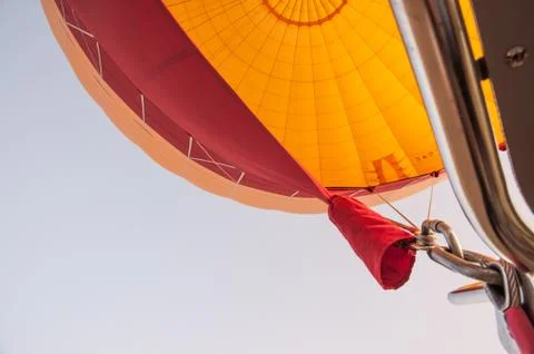 Abstract inside view of a hot air ballon in morocco Stock Photos