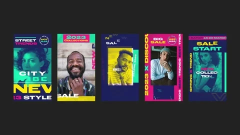 Abstract Instagram Stories Stock After Effects