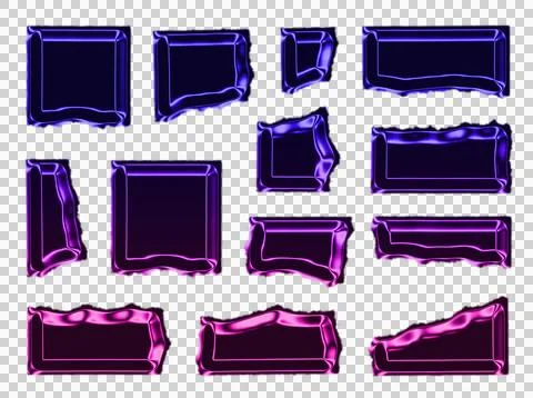 Abstract of interconnected glowing blue and purple circuit board pathways on Stock Illustration