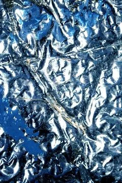 Abstract interesting chrome and paint bubble background Stock Photos