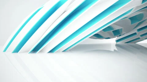 Abstract interior. 3D rendering Video stock 59302953