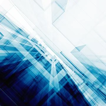 Abstract interior 3d rendering Stock Illustration