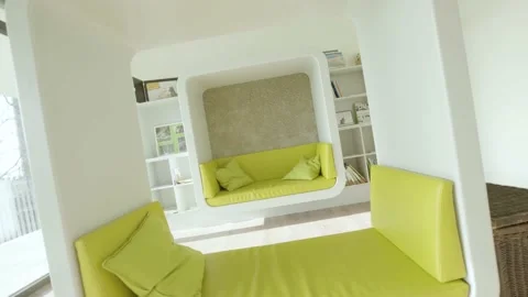 Abstract interior architecture Stock-Footage 134534879