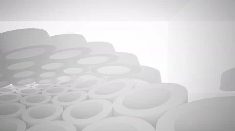 Abstract interior of the array of rings Stock Footage 62796164