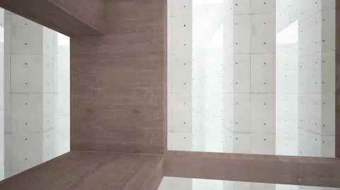 Abstract interior of a concrete walls Stock Footage 51298769