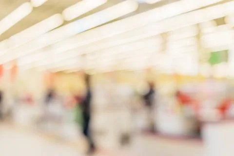 Abstract interior. Defocused image Stock Photos