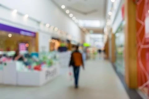 Abstract interior. Defocused image Stock Photos
