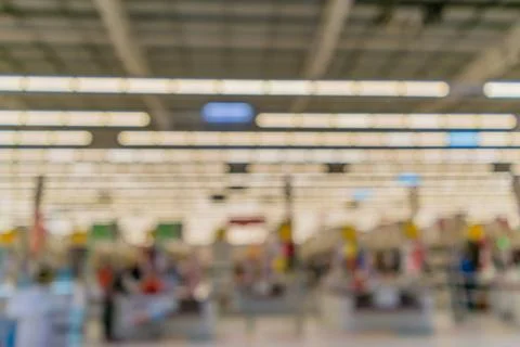 Abstract interior. Defocused image Stock Photos