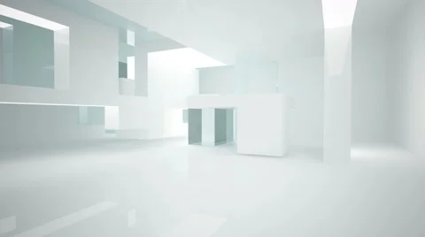 Abstract interior of glass blocks Stock-Footage 47629497