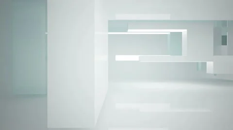Abstract interior of glass blocks Video stock 48011102