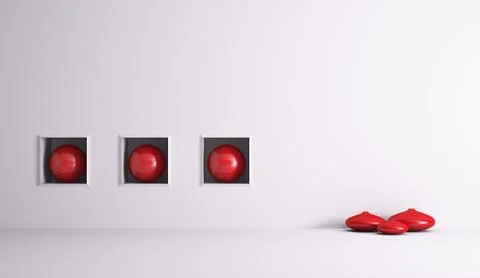 Abstract interior Stock Illustration