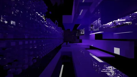 Abstract interior of the server of the future. Видео 70299044