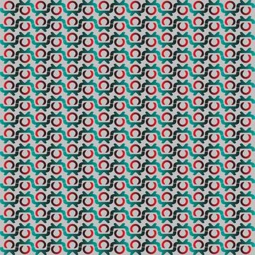 Abstract Interlocking Geometric Pattern for Modern Branding and Decor Stock Illustration