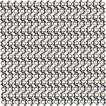 Abstract Interlocking Geometric Pattern for Textile Printing Stock Illustration