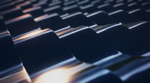 Abstract Interlocking Wave Array Loop, Version 3 库存影片 62734596