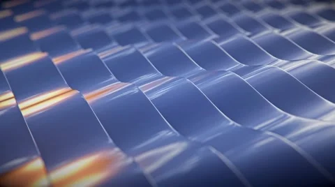 Abstract Interlocking Wave Array Loop, Version 2 库存影片 62734599