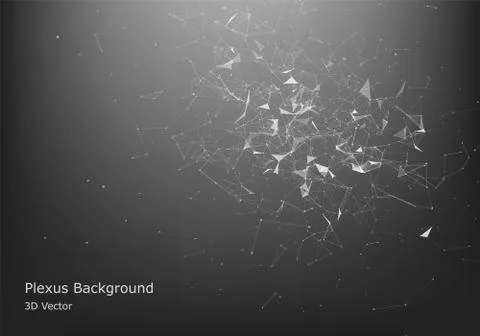 Abstract Internet connection and technology graphic design. Abstract polygona Stock Illustration