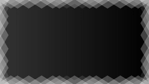 Abstract Intersecting Grey Shapes on Gradient Black Background with Layered.. Stock Illustration