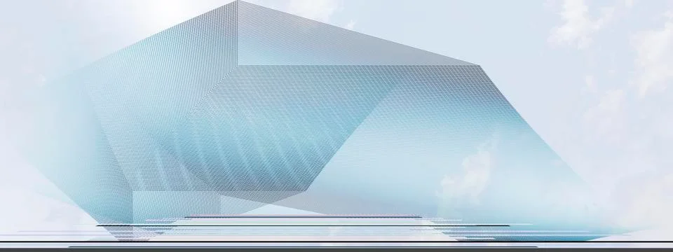 Abstract intersecting grid background Stock Illustration