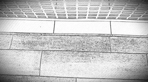 Abstract intersection of lines and geometric shapes. イラスト素材