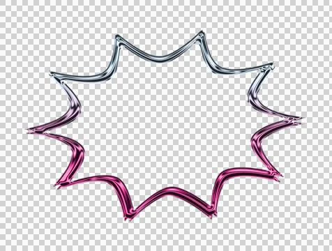 Abstract of intertwined pink and white ribbons on dark gradient background Ilustración de archivo