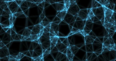 Abstract interweaving of moving luminous Stock-Footage 241105259