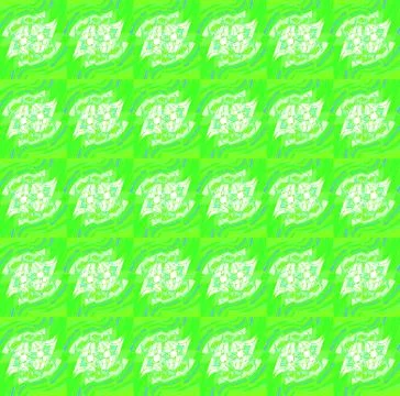 Abstract intricate pattern bright green white and light blue with lila Stock Illustration