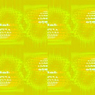 Abstract intricate rectangles and squares pattern lemon lime green oran 스톡 일러스트
