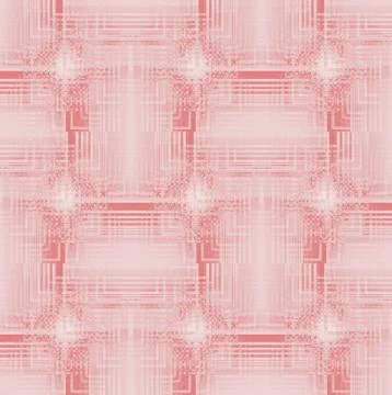 Abstract intricate square pattern pink pastel red Stock Illustration