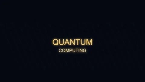 Abstract introduction to quantum computing concepts Stock Footage 327625860