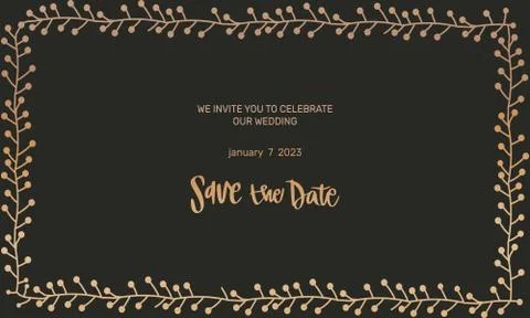 Abstract Invitation Card Stock-Illustration