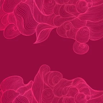 Abstract invitation card. template frame design for card. Stock Illustration