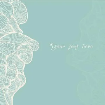 Abstract invitation card. template frame design for card. 스톡 일러스트