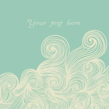 Abstract invitation card. template frame design for card. Stock Illustration