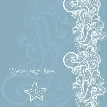 Abstract invitation card. template frame design for card. Stock Illustration