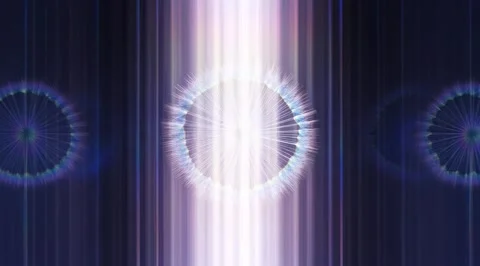 Abstract iridescent glowing dandelion background Stock Footage 331459333