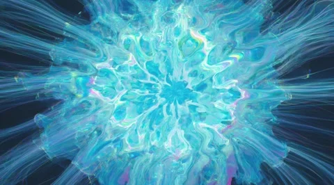 Abstract iridescent light burst with radiating rays Stock Footage 331461429
