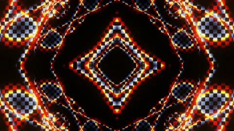 Abstract iridescent pattern. Looped Animation. Video stock 172211948