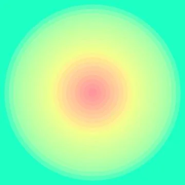Abstract iridescent radial gradient background. Stock Illustration