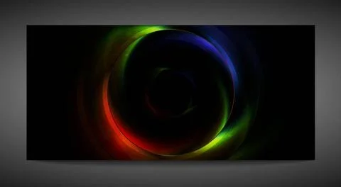 Abstract iridescent vector banner. Eps 10 Abstract iridescent vector banne... Stock Photos