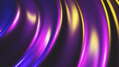 Abstract Iridescent wave background animation loop Stock Footage 234697374