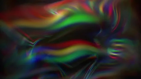 Abstract Iridescent Wave Background With Rainbow Light Distortion 스톡 동영상 332297739