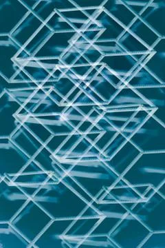 Abstract iron bars pattern Stock Photos